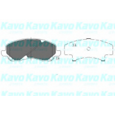 KBP-5516 KAVO PARTS Комплект тормозных колодок, дисковый тормоз