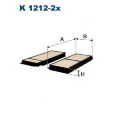 K1212-2X FILTRON Фильтр, воздух во внутренном пространстве