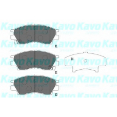 KBP-5526 KAVO PARTS Комплект тормозных колодок, дисковый тормоз