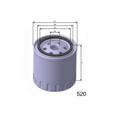 Z165 MISFAT Масляный фильтр