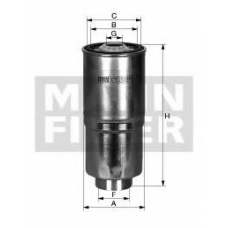 WK 842/10 MANN-FILTER Топливный фильтр