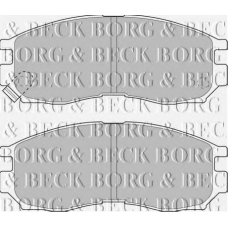 BBP1484 BORG & BECK Комплект тормозных колодок, дисковый тормоз