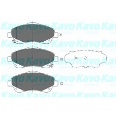 KBP-9018 KAVO PARTS Комплект тормозных колодок, дисковый тормоз