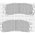 BBP1500 BORG & BECK Комплект тормозных колодок, дисковый тормоз