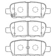 B2N064 AISIN Комплект тормозных колодок, дисковый тормоз