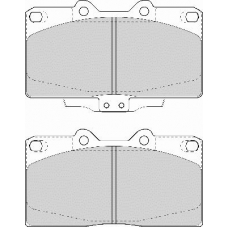 FD6976A NECTO Комплект тормозных колодок, дисковый тормоз