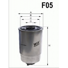 WF8042 QUINTON HAZELL Фильтр топливный