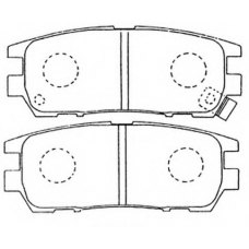 FP0567 FIT Комплект тормозных колодок, дисковый тормоз