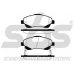 1501224562 S.b.s. Комплект тормозных колодок, дисковый тормоз