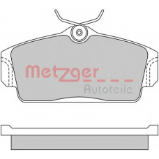 1170125 METZGER Комплект тормозных колодок, дисковый тормоз