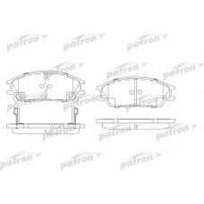 PBP435 PATRON Комплект тормозных колодок, дисковый тормоз
