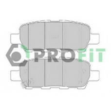 5000-1693 PROFIT Комплект тормозных колодок, дисковый тормоз