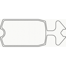 T0134 PAGID Комплект тормозных колодок, дисковый тормоз