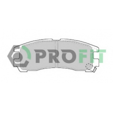 5000-0803 PROFIT Комплект тормозных колодок, дисковый тормоз
