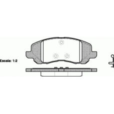0804.20 REMSA Комплект тормозных колодок, дисковый тормоз