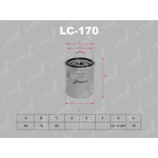 LC-170 LYNX Фильтр масляный