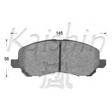FK6108 KAISHIN Комплект тормозных колодок, дисковый тормоз
