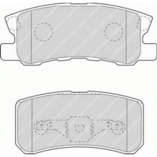 FSL1604 FERODO Комплект тормозных колодок, дисковый тормоз