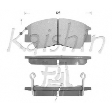 FK6018 KAISHIN Комплект тормозных колодок, дисковый тормоз