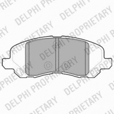 LP2038 DELPHI Комплект тормозных колодок, дисковый тормоз