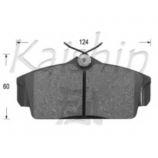 FK1230 KAISHIN Комплект тормозных колодок, дисковый тормоз