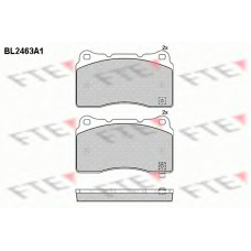 BL2463A1 FTE Комплект тормозных колодок, дисковый тормоз