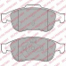 LP2152 DELPHI Комплект тормозных колодок, дисковый тормоз