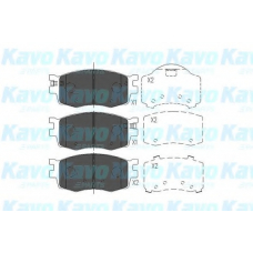 KBP-3022 KAVO PARTS Комплект тормозных колодок, дисковый тормоз