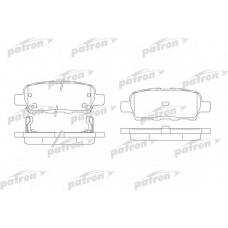 PBP1693 PATRON Комплект тормозных колодок, дисковый тормоз