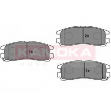 1011606 KAMOKA Комплект тормозных колодок, дисковый тормоз