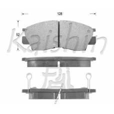 FK6021 KAISHIN Комплект тормозных колодок, дисковый тормоз