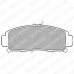 LP1704 DELPHI Комплект тормозных колодок, дисковый тормоз