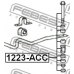 1223-ACC FEBEST Тяга / стойка, стабилизатор