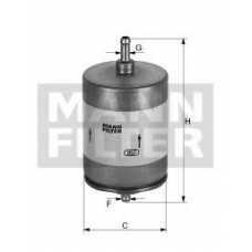 WK 730/5 MANN-FILTER Топливный фильтр