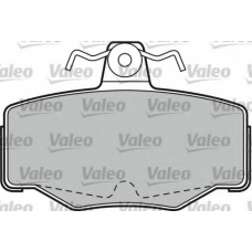 598057 VALEO Комплект тормозных колодок, дисковый тормоз