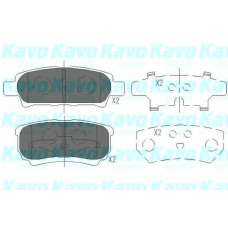 KBP-5518 KAVO PARTS Комплект тормозных колодок, дисковый тормоз