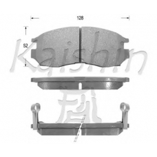 FK6043 KAISHIN Комплект тормозных колодок, дисковый тормоз
