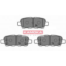 JQ1013386 KAMOKA Комплект тормозных колодок, дисковый тормоз