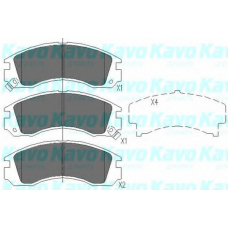 KBP-5503 KAVO PARTS Комплект тормозных колодок, дисковый тормоз
