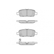 12-1395 E.T.F. Комплект тормозных колодок, дисковый тормоз