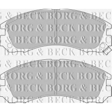 BBP1449 BORG & BECK Комплект тормозных колодок, дисковый тормоз