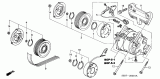 BOP-2-1 - AIR CONDITIONER (COMPRESSOR) (TYPE R)