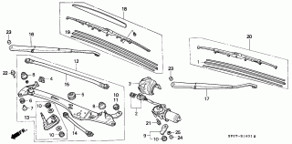 B-14-1 - FRONT WINDSHIELD WIPER (RH)