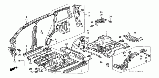 B-49-11 - INNER PANELS (5 DOOR)