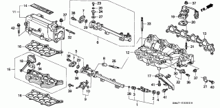 E-3-2 - INTAKE MANIFOLD (PGM-FI) (2.2L)