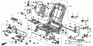 B-40-13 - FRONT SEAT COMPONENTS (L.)(FULL POWER SEAT) (2)