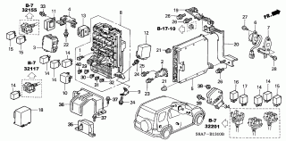 B-13-10 - CONTROL UNIT(CABIN) (LH)