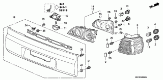 B-9 - TAILLIGHT/LICENSE LIGHT