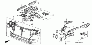 B-49 - BODY STRUCTURE COMPONENTS (1)