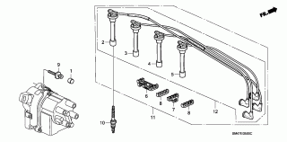 E-5 - HIGH TENSION CORD/ SPARK PLUG